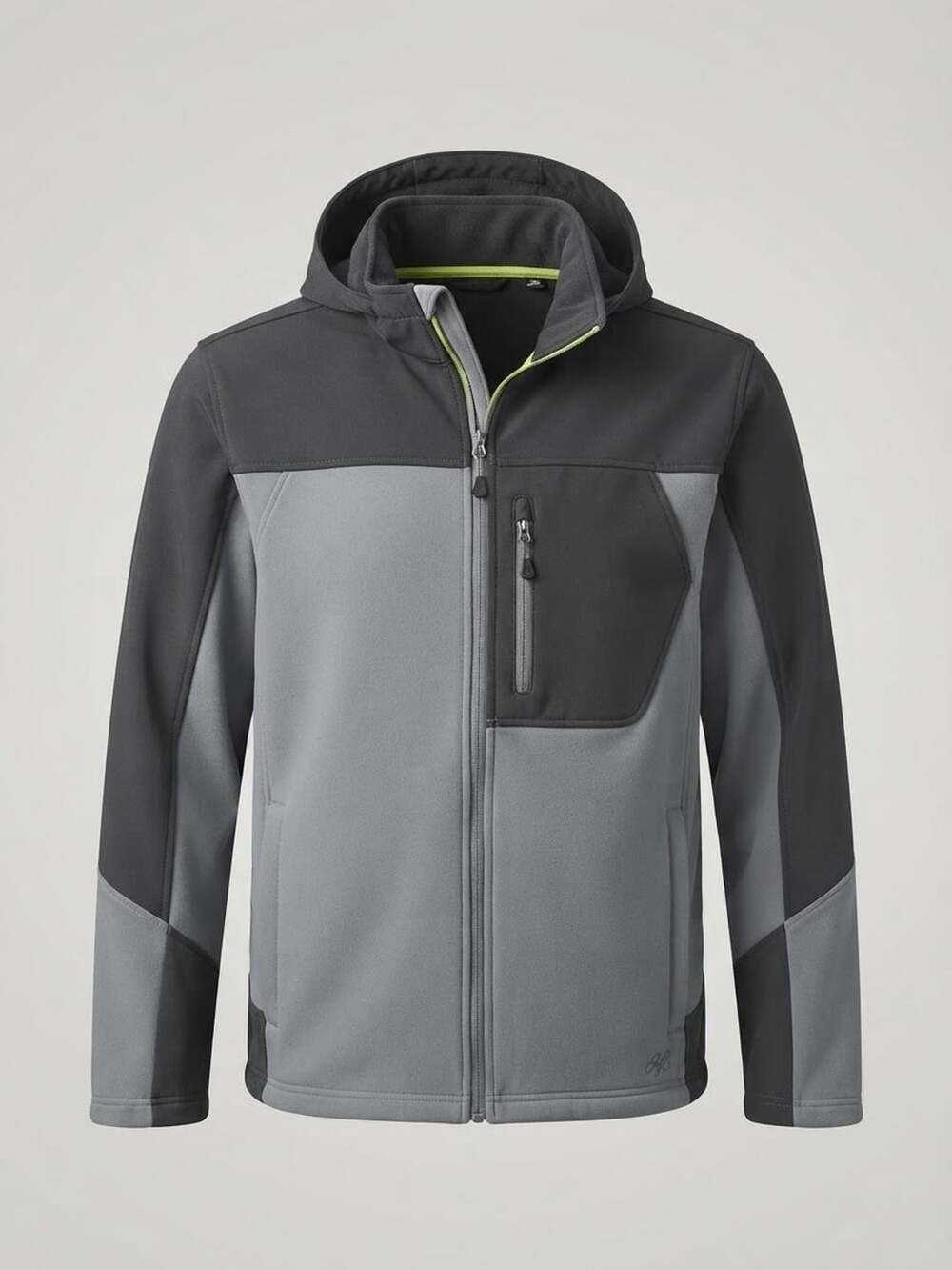 NordicTrack Softshell Jacket Size XXL Gray Full Zip